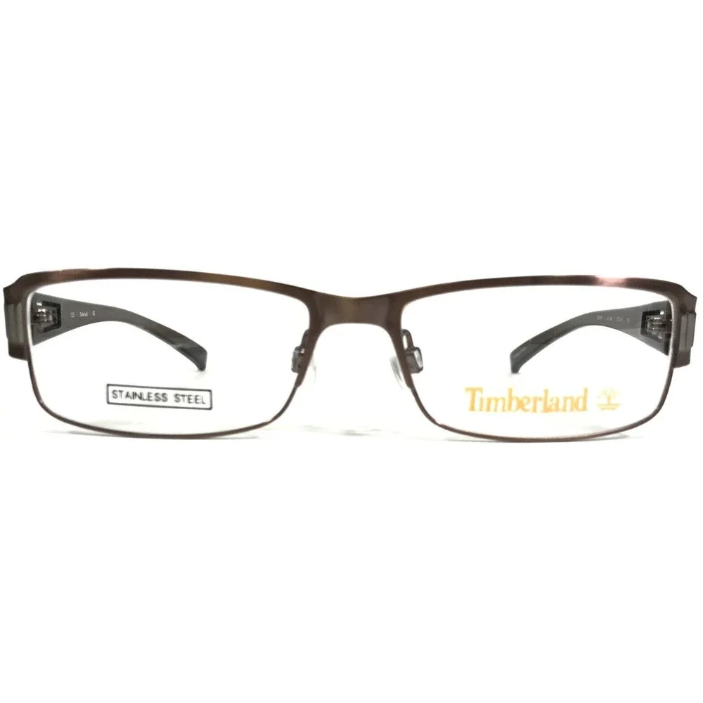 Timberland Small Eyeglasses Frames TB5046 col.046 Brown Rectangular 50-14-125